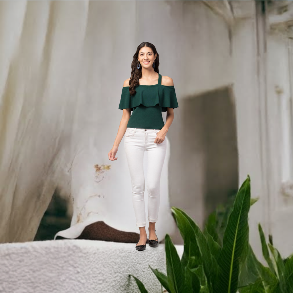 Airbiter Collection Women's Cotton Blend Solid Tops