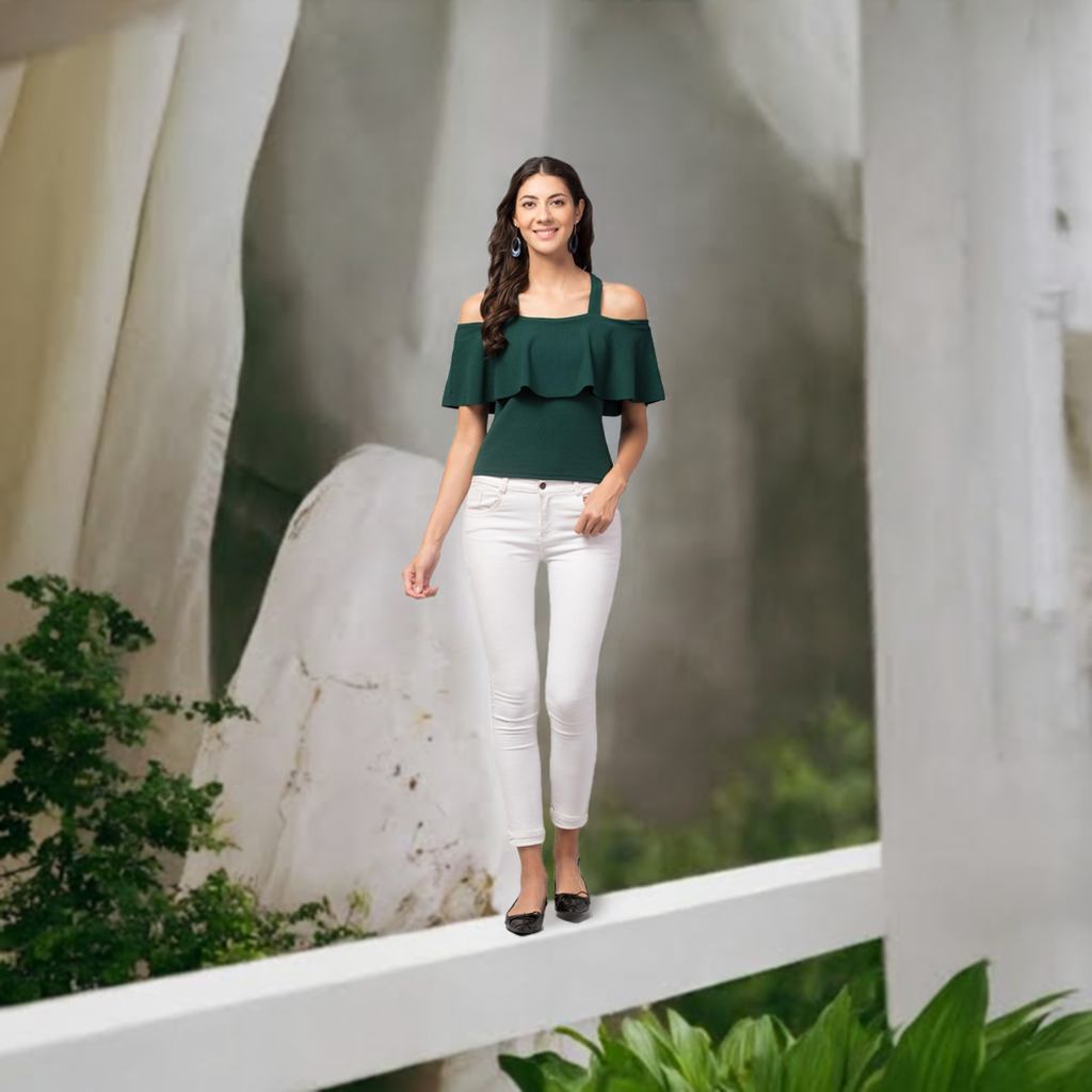 Airbiter Collection Women's Cotton Blend Solid Tops